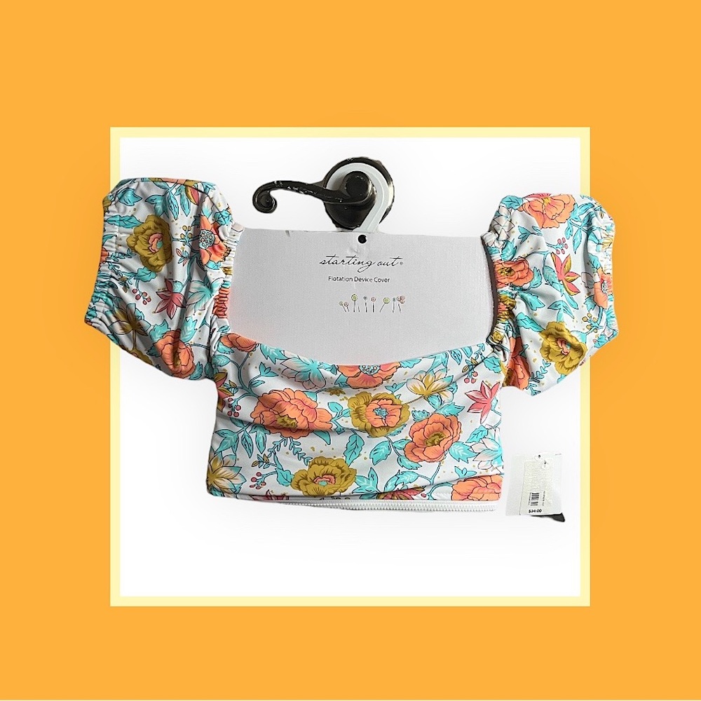 🆕 Starting Out Floral Flotation Device Cover 🌸🤿💙